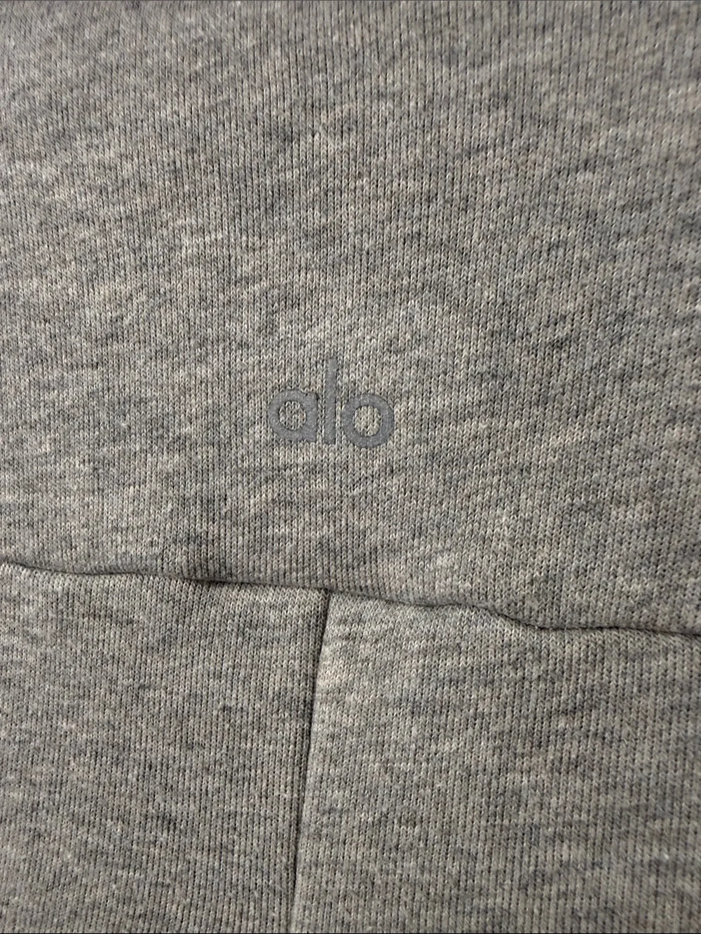 ALO Yoga Mock Neck Hazy Long Pullover Size Small